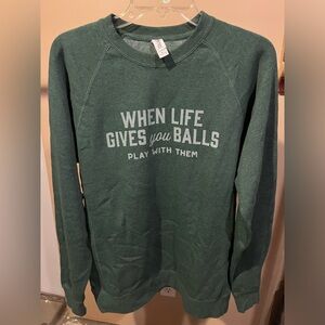 Green Crewneck Sweater